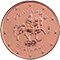 Coin visual: Bulgaria, 5 cents (First series)