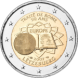 Visuel de la pi&egrave;ce comm&eacute;morative: Luxembourg 2007, Cinquanti�me anniversaire du trait� de Rome