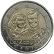 Visuel de la pi&egrave;ce comm&eacute;morative: Luxembourg 2021, 40e anniversaire du mariage du Grand-Duc Henri et de la Grande-Duchesse Mar&iacute;a Teresa, le 14 f&eacute;vrier 1981 (V1)