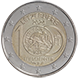 Visuel de la pi&egrave;ce comm&eacute;morative: Luxembourg 2024, 100e anniversaire de l'&eacute;mission de pi&egrave;ces de monnaie en nickel &agrave; l'effigie du Feierst&euml;ppler (V1)