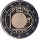 Visuel de la pi&egrave;ce comm&eacute;morative: Luxembourg 2024, 100e anniversaire de l'&eacute;mission de pi&egrave;ces de monnaie en nickel &agrave; l'effigie du Feierst&euml;ppler (V2 - hologramme)