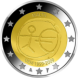 Visuel de la pi&egrave;ce comm&eacute;morative: Malte 2009, Dixi�me anniversaire de l'Union �conomique et mon�taire