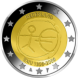 Visuel de la pi&egrave;ce comm&eacute;morative: Pays-bas 2009, Dixi�me anniversaire de l'Union �conomique et mon�taire