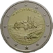 Visuel de la pi&egrave;ce comm&eacute;morative: Monaco 2015, 800e anniversaire de la construction du premier ch&acirc;teau sur le rocher