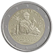 Commemorative Euro coin visual: Vatican 2024, 750th anniversary of the death of Thomas Aquinas