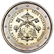 Commemorative Euro coin visual: Vatican 2025, Sede vacante 2025