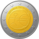Visuel de la pi&egrave;ce comm&eacute;morative: Autriche 2009, Dixi�me anniversaire de l'Union �conomique et mon�taire