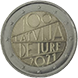 Visuel de la pi&egrave;ce comm&eacute;morative: Lettonie 2021, 100e anniversaire de la reconnaissance de jure de la R&eacute;publique de Lettonie le 26 janvier 1921