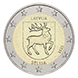 Commemorative Euro coin visual: Latvia 2025, Sēlija - Fifth of the Latvian Historical Regions series