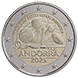 Commemorative Euro coin visual: Andorra 2025, Small states games