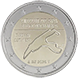 Commemorative Euro coin visual: Belgium 2025, F1 Circuit of Spa-Francorchamps