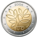 Visuel de la pi&egrave;ce comm&eacute;morative: Finlande 2004, �largissement de l'Union europ�enne