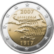 Visuel de la pi&egrave;ce comm&eacute;morative: Finlande 2007, 90e anniversaire de l'ind�pendance de la Finlande