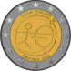 Visuel de la pi&egrave;ce comm&eacute;morative: Finlande 2009, Dixi�me anniversaire de l'Union �conomique et mon�taire