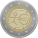 Visuel de la pi&egrave;ce comm&eacute;morative: Irlande 2009, Dixi�me anniversaire de l'Union �conomique et mon�taire